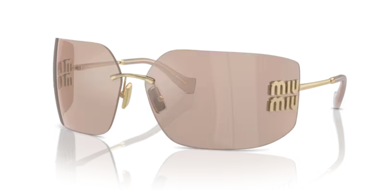 Lunette de soleil miu miu 5AK06I Or visiondavenir