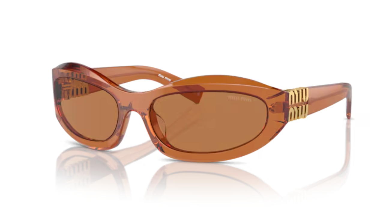 Lunette de soleil miu miu MU 14ZS 15T10I - Caramel trasparent