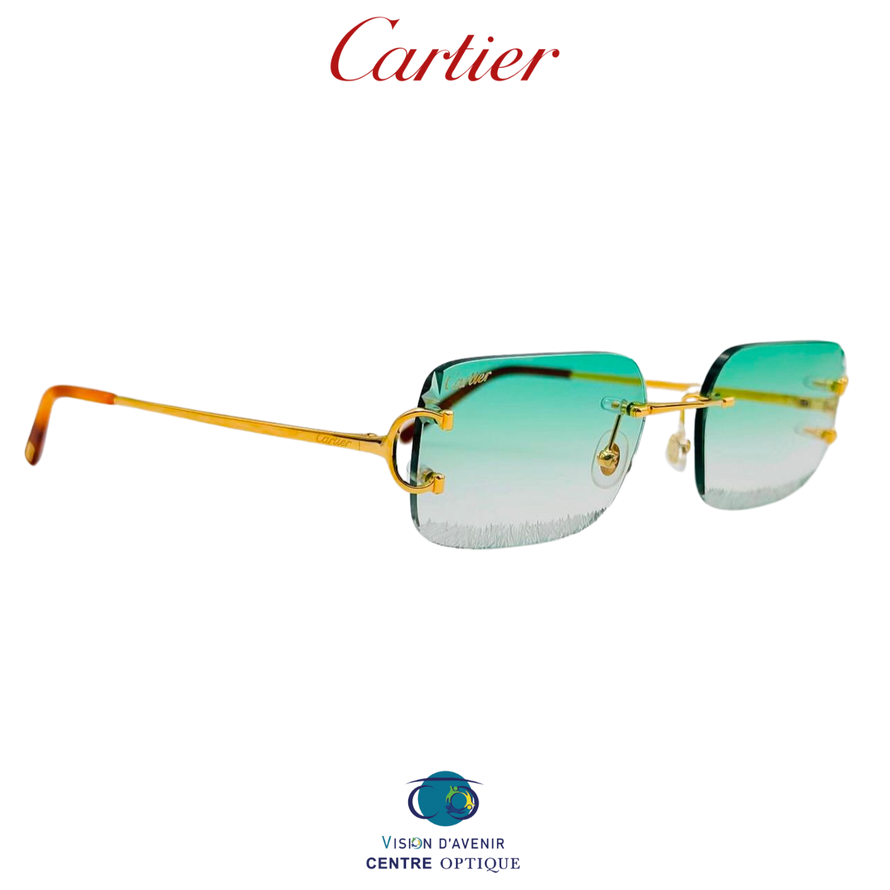 Lunette Cartier piccadilly dore custom visiondavenir