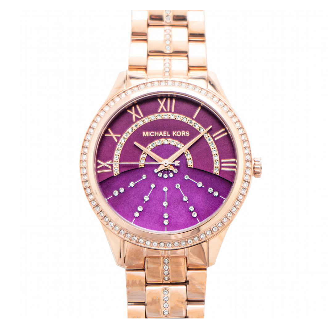 Michael kors lauryn watch rose gold hotsell