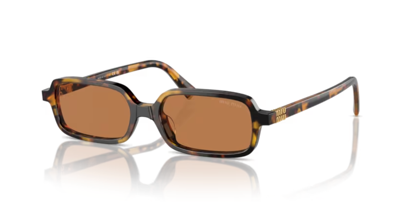 Lunette de soleil miu miu VAU2Z1 - Havana miel