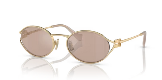 Lunette de soleil miu miu ZVN20F - Or pâle