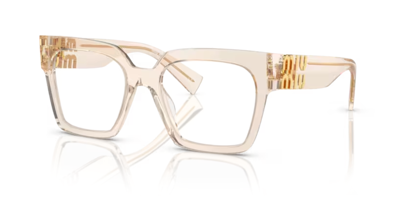 Lunette de vue Miu Miu MU 04UV 11T1O1 - Sable transparent