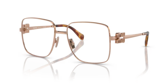 Lunette de vue Miu Miu MU 51XV ZVF1O1 - Or rose