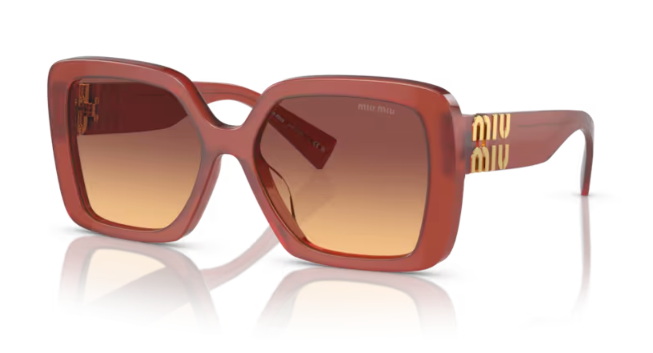 Lunette de soleil miu miu  MU 10YS 10M07P - Cognac opal