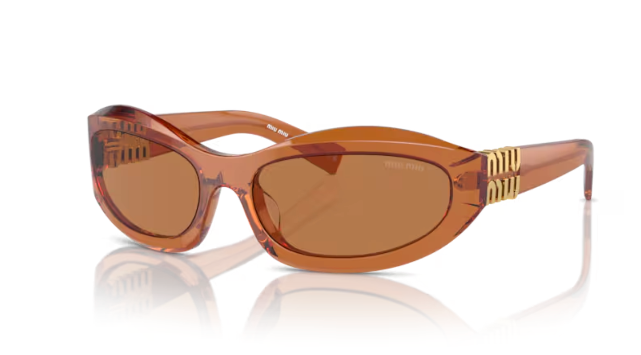 Lunette de soleil miu miu  MU 14ZS 15T10I - Caramel trasparent