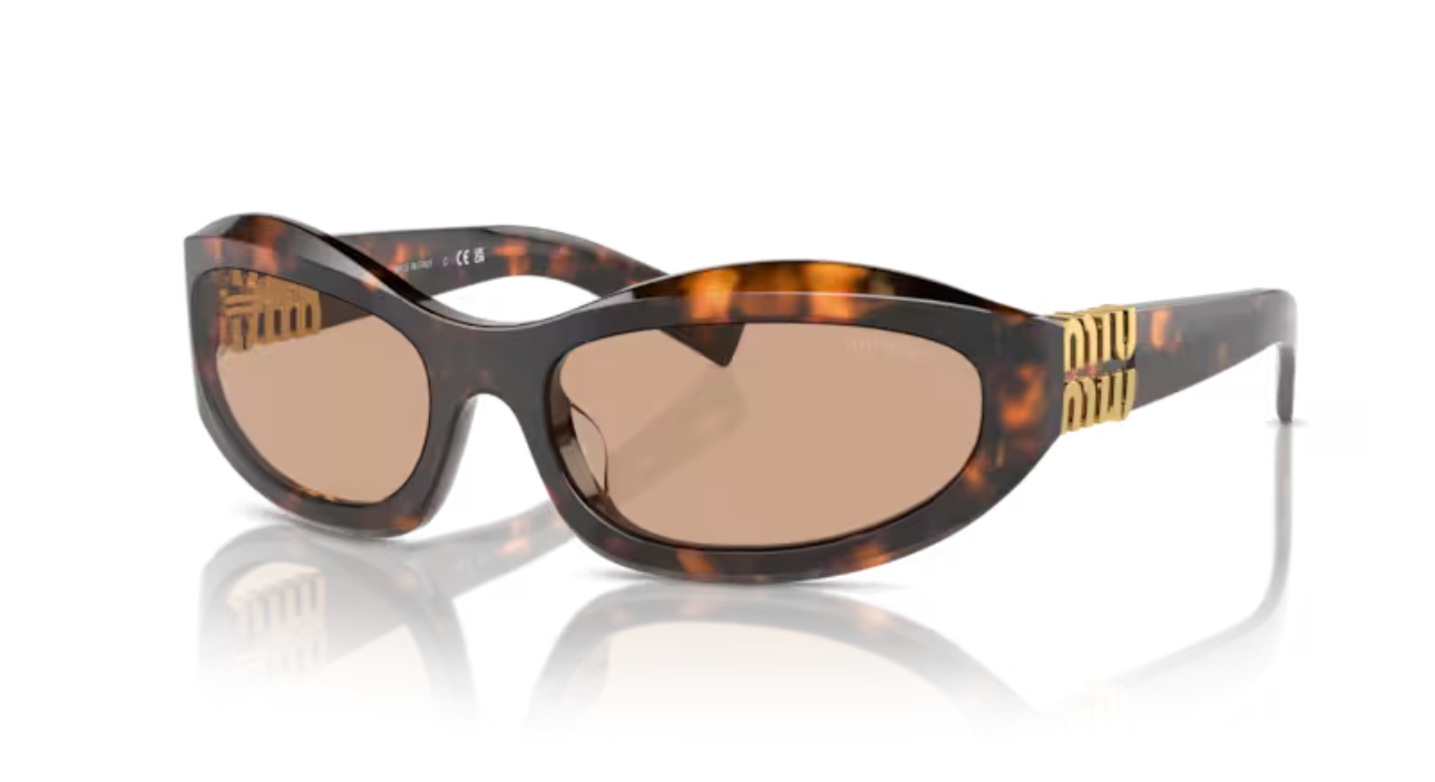 Lunette de soleil miu miu  MU 14ZS 14L90H - Havana miel