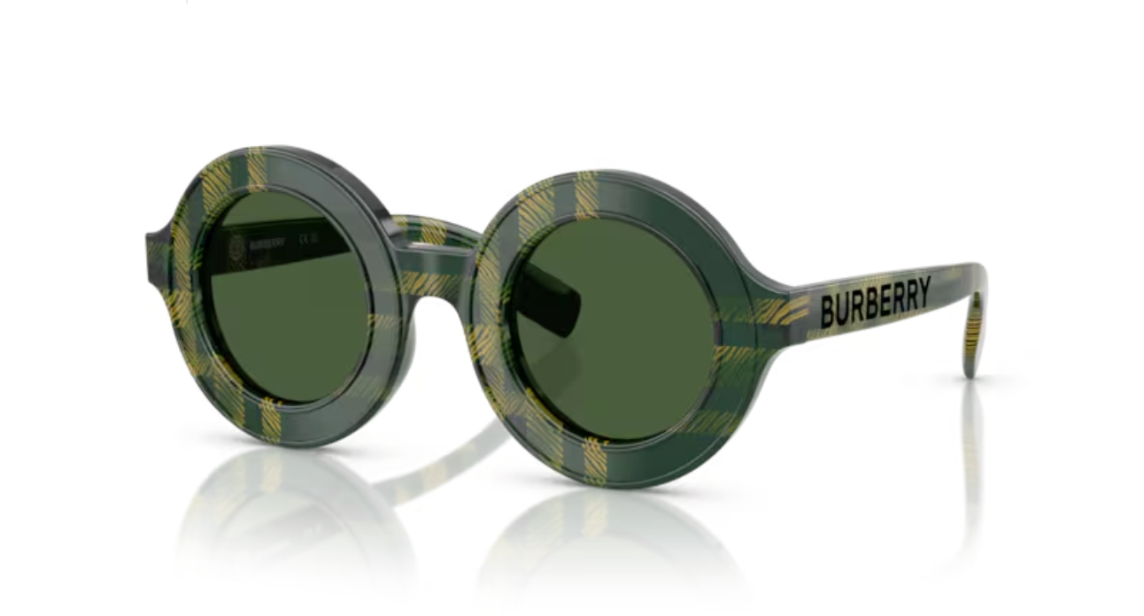 Lunette de soleil Burberry enfant 0JB4386 412571 - Carreaux vert