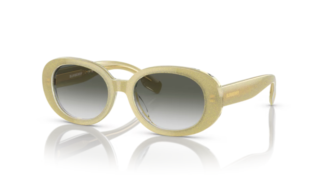 Lunette de soleil Burberry enfant 0JB4339 39628E - Or/beige marron transparent
