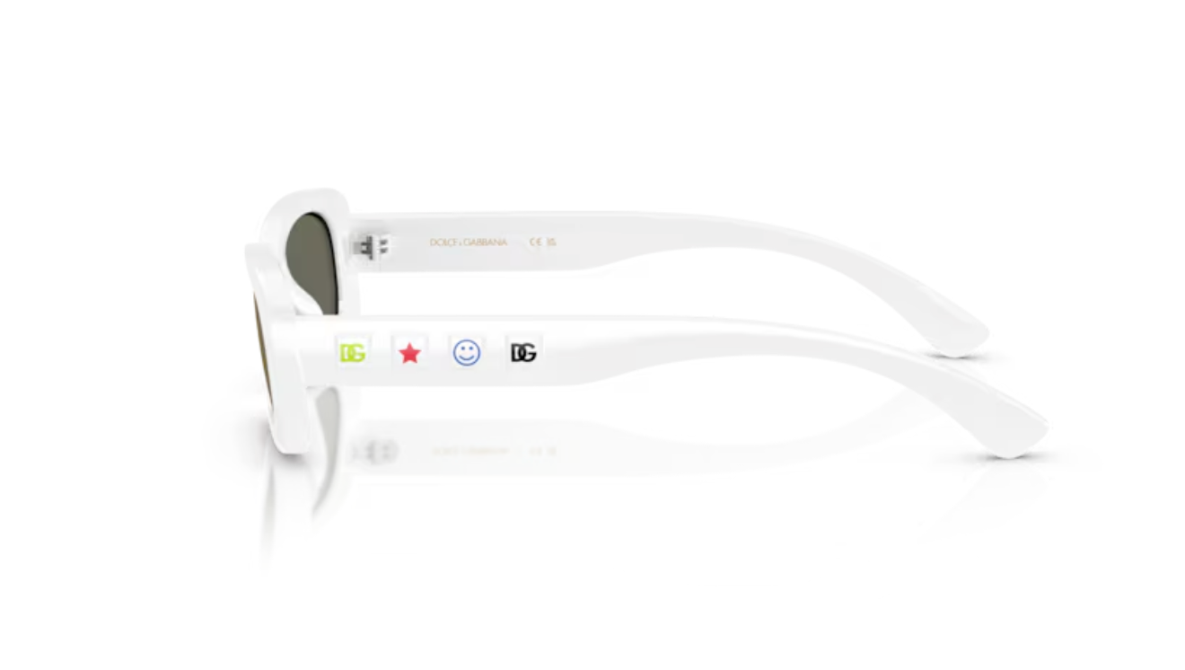 Lunette de soleil Dolce Gabbana enfant 0DX6006U 33127P - Blanc