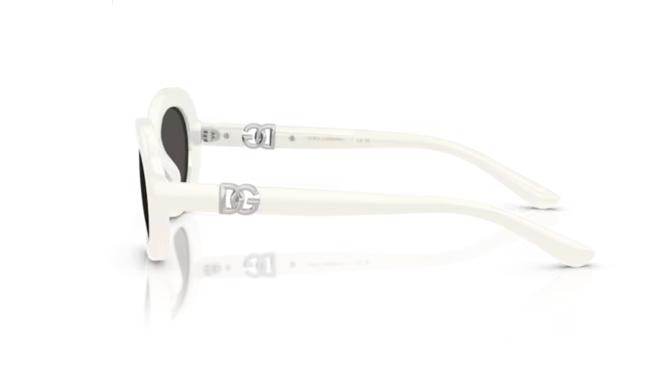 Lunette de soleil Dolce Gabbana enfant 0DX6007U 331287 - Blanc