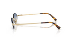 Lunette de soleil miu miu MU A54S ZVN80O - Or pâle