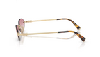 Lunette de soleil miu miu MU A54S ZVN70O - Or pâle