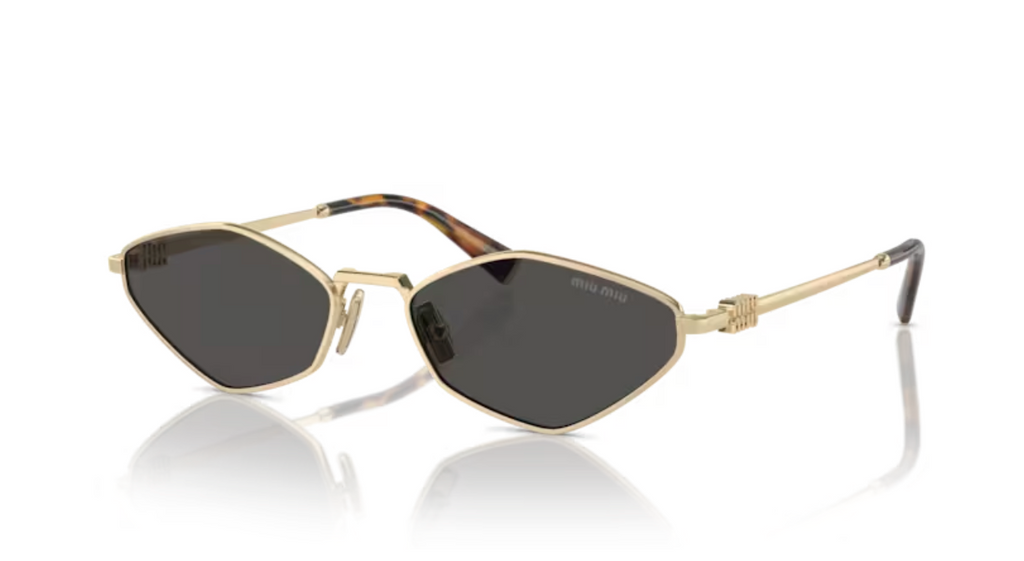 Lunette de soleil miu miu 0MU 56ZS ZVN5S0 - Or pâle