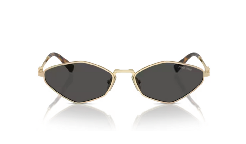 Lunette de soleil miu miu 0MU 56ZS ZVN5S0 - Or pâle
