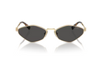 Lunette de soleil miu miu 0MU 56ZS ZVN5S0 - Or pâle