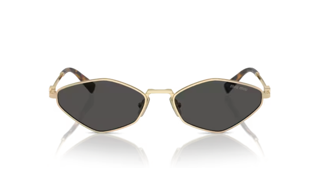 Lunette de soleil miu miu 0MU 56ZS ZVN5S0 - Or pâle