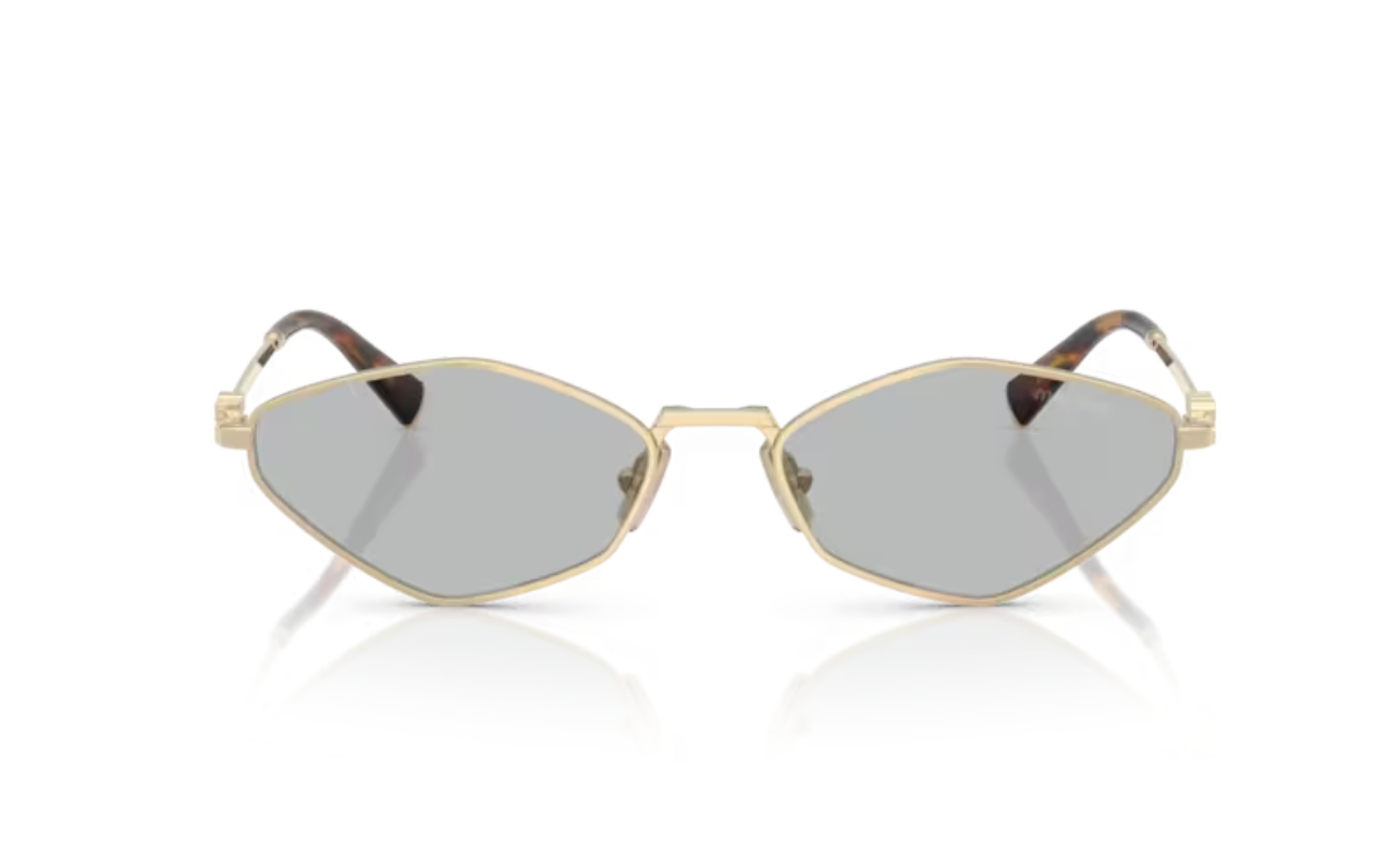 Lunette de soleil miu miu 0MU 56ZS ZVN50K - Or pâle
