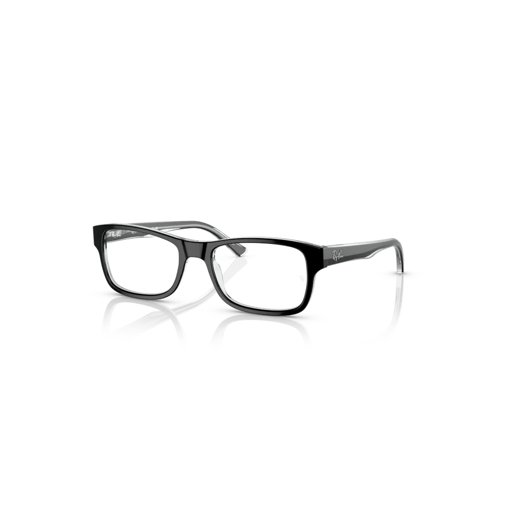 Lunette de vue Rayban 2034 - Noir sur transparent