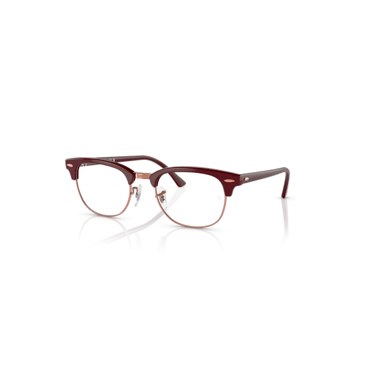 Lunette de vue Rayban 8230 - Bordeaux sur or rose