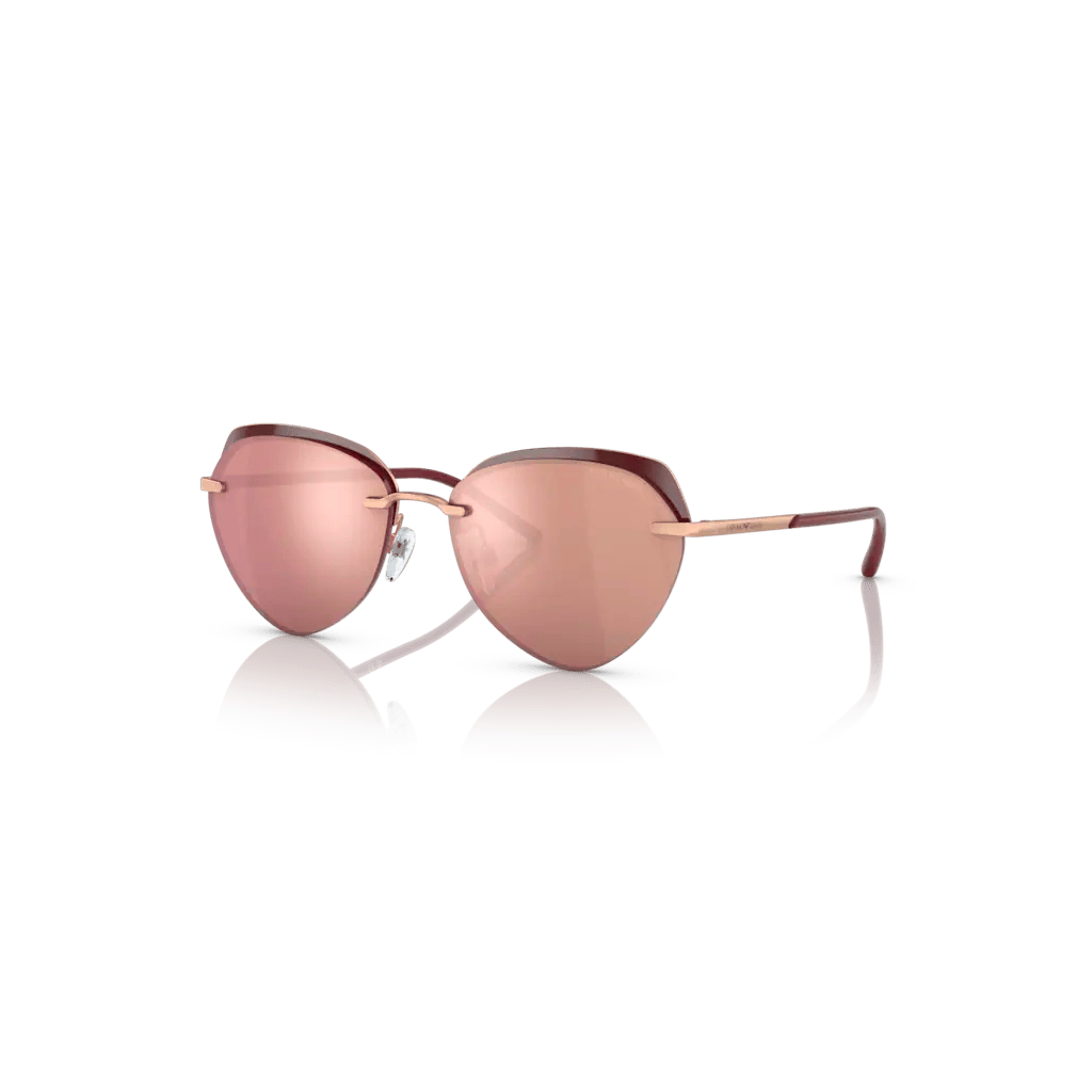 Lunette de soleil EMPORIO ARMANI 30117J - Or rose brillant