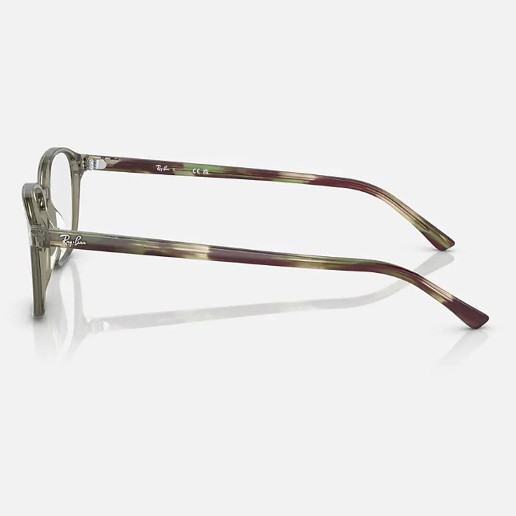 LUNETTES DE VUE RAY-BAN 0RX5393 - LEONARD / 8178 - TRANSPARENT VERT