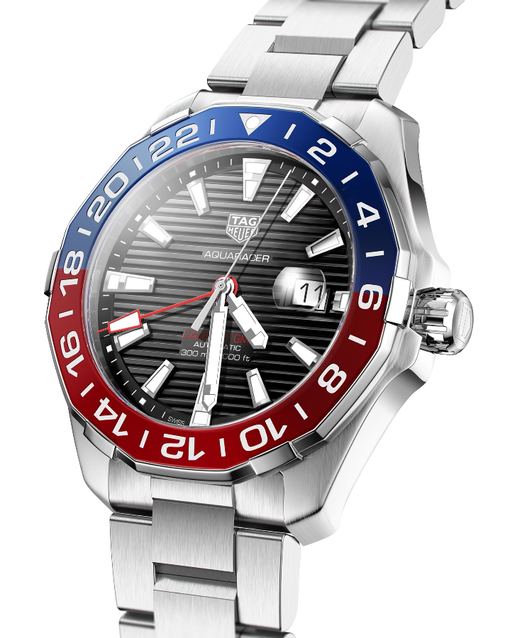 TagHeure WAY201F.BA0927 Aquaracer Calibre 7 GMT Automatique Montre Pour Homme