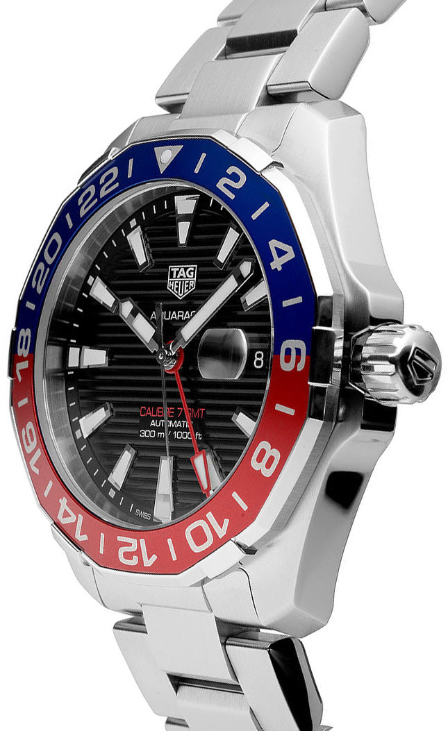 TagHeure WAY201F.BA0927 Aquaracer Calibre 7 GMT Automatique Montre Pour Homme