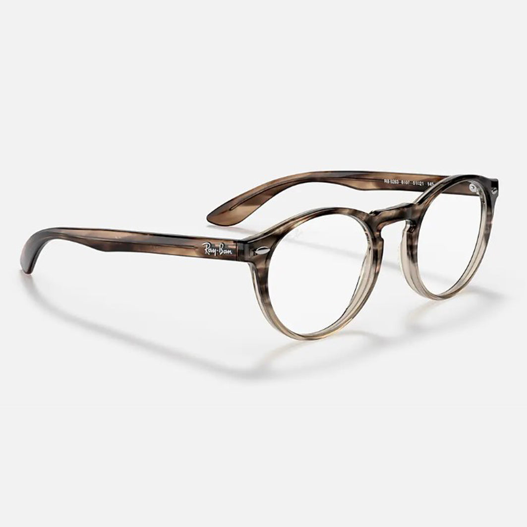 LUNETTES RAY-BAN RX 5283 - 8107 HAVANE MARRON DÉGRADÉ - UNISEX