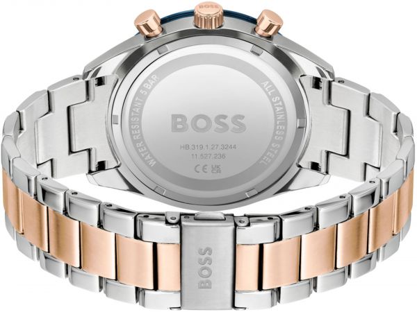 Hugo Boss HB1513937 SANTIAGO CHRONO HORLOGE ROSE pour Homme