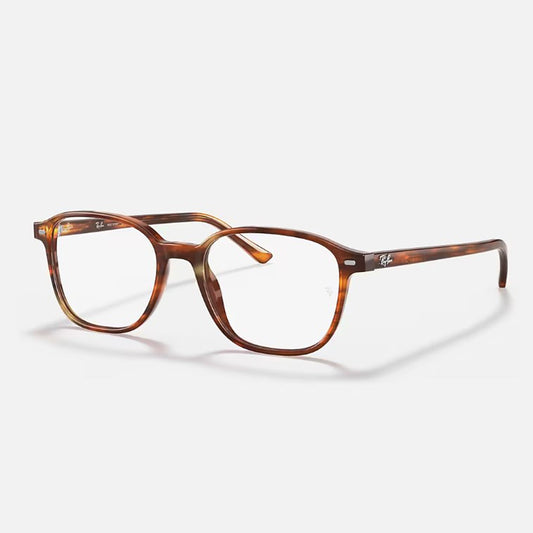 LUNETTES DE VUE RAY-BAN 0RX5393 - LEONARD /  8227 - TRANSPARENT MARRON