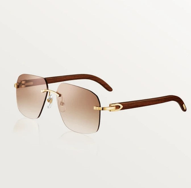 LUNETTES CARTIER SIGNATURE C BOIS CT03770