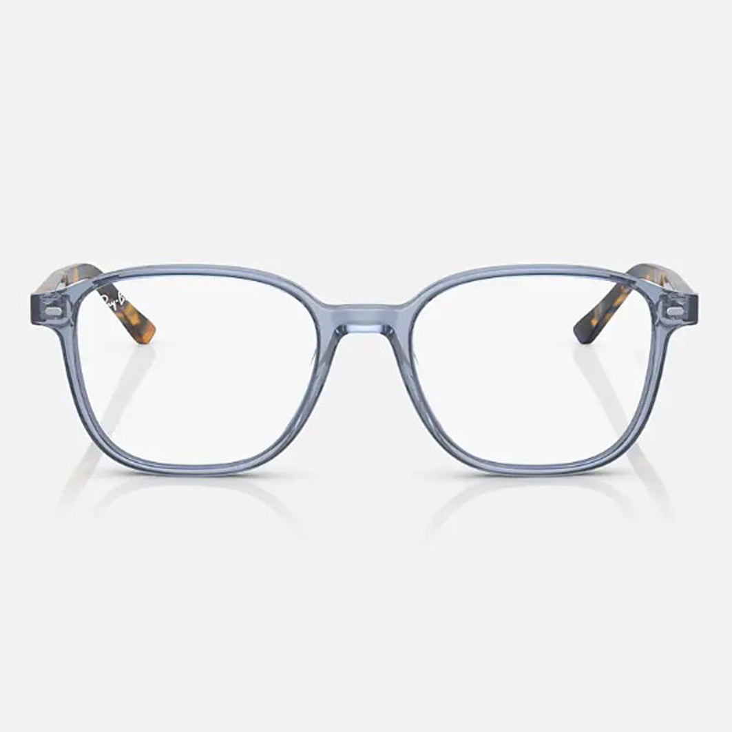 LUNETTES DE VUE RAY-BAN 0RX5393 - LEONARD / 8228 - TRANSPARENT BLEU