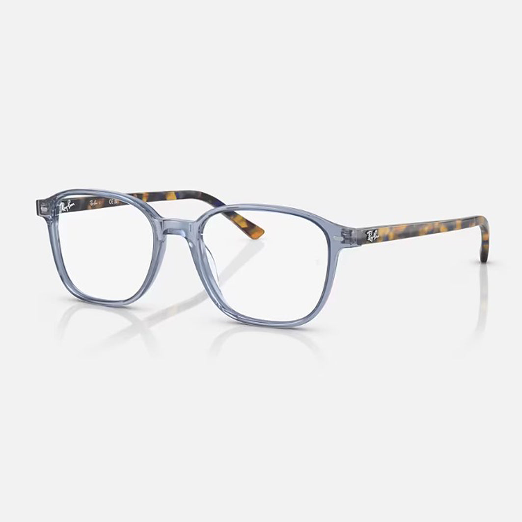 LUNETTES DE VUE RAY-BAN 0RX5393 - LEONARD / 8228 - TRANSPARENT BLEU